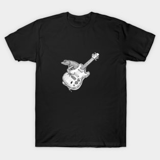 Chameleon plays guitar T-Shirt